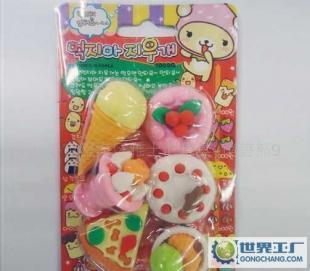 食物橡皮擦套裝 橡皮擦tpr 學習文具 辦公用品 創意 學生禮品_辦公、文教_世界工廠網中國產品信息庫