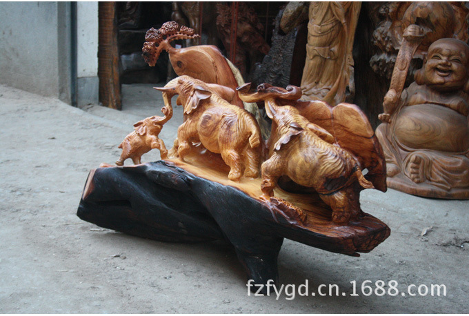 佛緣永續，萬象更新 老撾黃花梨木雕根刻工藝之美